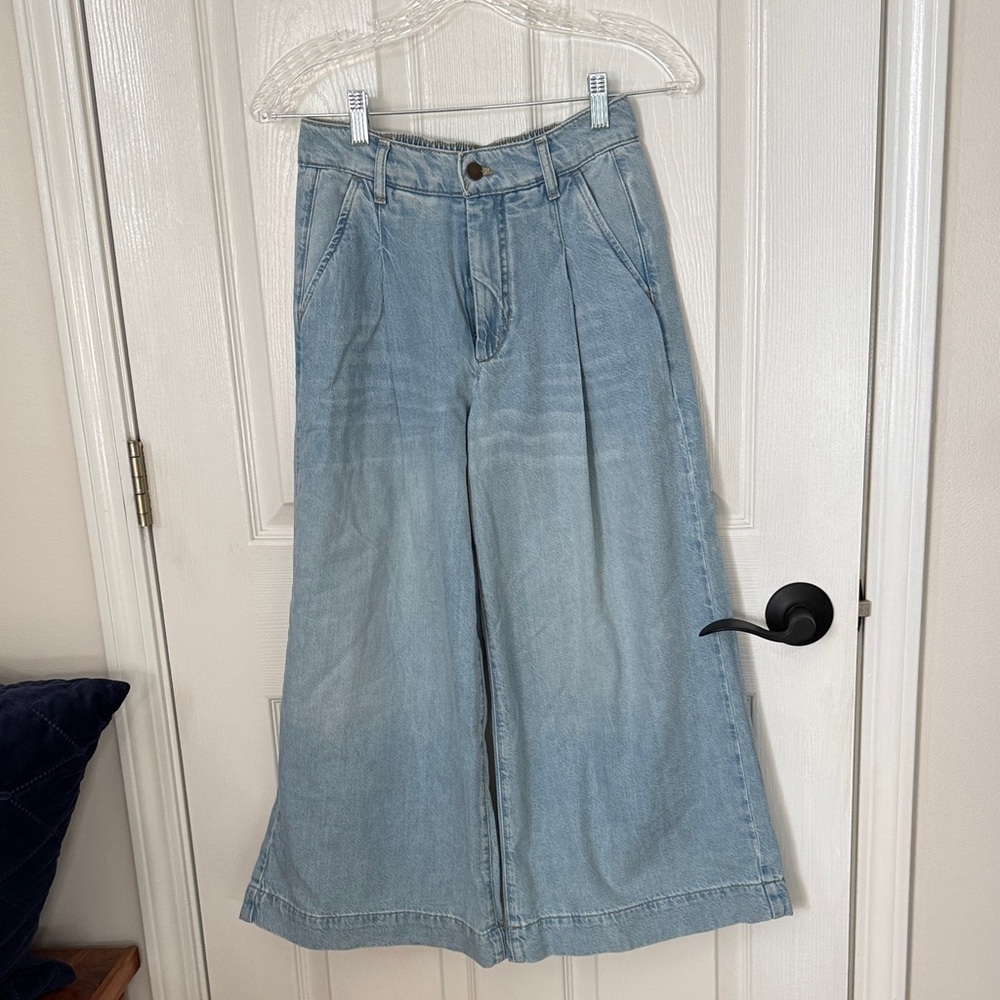 Pilcro Light Denim Flare Jeans